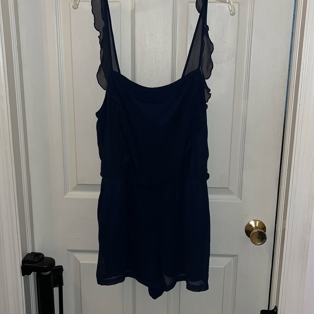 Princess Vera Wang Sleeveless Romper with Pockets XL
